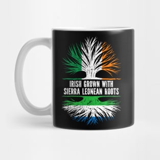 Irish Grown With Sierra Leonean Roots Ireland Flag Mug